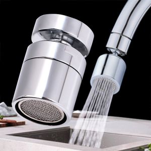 Faucet Nozzle 360 Degree Aerator Swivel Tap Water Saving Brass Sprayer Sink Mixer Connector Flexible Kitchen Hardware Polished