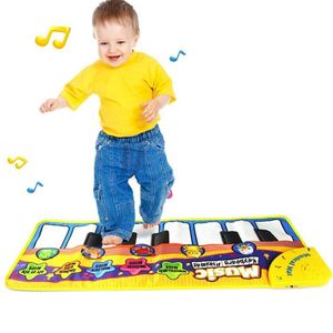 Baby Spielen Musical Entwicklung Matte Kinder Klavier Matten Kinder Pädagogische Teppich Musik Teppich Spielzeug für Kinder Krabbeln Pad Playmat LJ201113