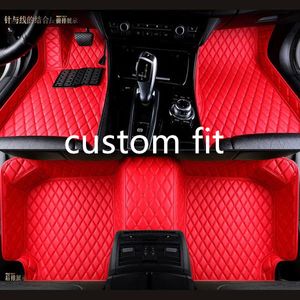 Anpassade bilgolvmattor för Ford Focus Explorer F150 Mondeo Fiesta Mustang Escape 2004-2020 Automotive Interior230Q