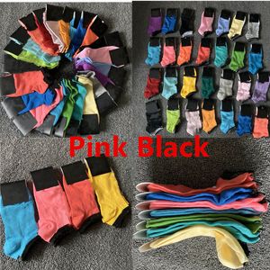 hot sale Ankle Socks Pink & U & A Men Women's Socks Boys & Girl's Short Sock Outdoors Sports Basketball Cheerleader Socks Multicolors Cotton