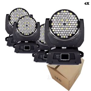 4x vendite della fabbrica 108x3w RGBW LED Wash Moving Head accende le fasi professionali della discoteca DJ che si illuminano per la vendita 1 anno di garanzia