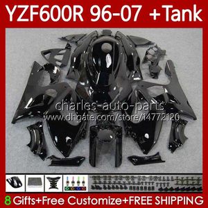 Karosserie + Tank für Yamaha Thundercat YZF600R YZF 600R Stock schwarz 600 R 96–07 Karosserie 86Nr