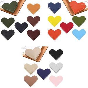 Bookmark 6pcs Handcrated Vintage Leather Book-marks For Book Mini Corner Page Marker Genuine Book-mark Reader Teacher Gift