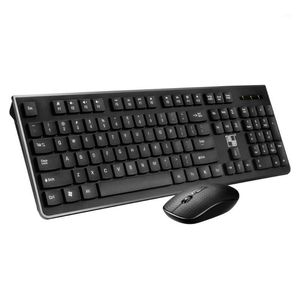 Wholesale ultra slim computers resale online - Ultra Slim Keyboard Optical Mouse Set Household Computer USB Receiver LX710 GHz Safety Parts for Computer PC1