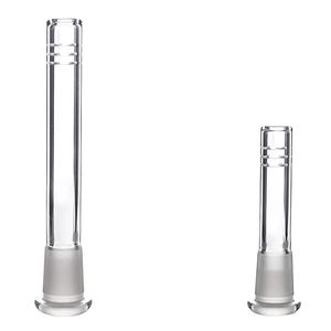 Vidro Downstem difusor com 14 milímetros feminino para 18 milímetros Masculino Gota Joint baixo Smoke 6 Cuts Dab Rig para bongs de vidro de água