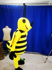 Costume Bee Bumblebee Mascot Traje Para Publicidade Para Personagens De Banda Desenhada De Fotos Mascot Trajes Frete Grátis Personalização