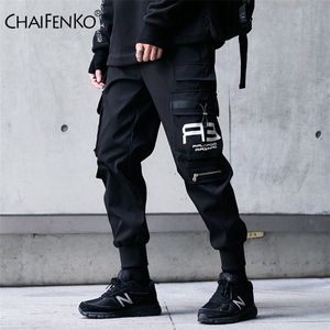 Chaifenko Hip Hop Cargo Broek Mannen Mode Harajuku Harem Pant Black Streetwear Joggers Sweatpant Multi-Pocket Casual Mens 220218
