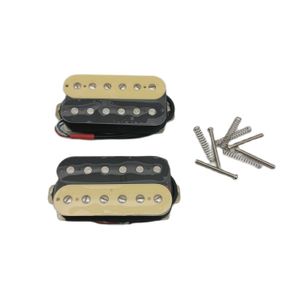 Prewired Alnico 5 Humbucker Pickups 4C İletken Gibson Gitar 1 Set Için Kablo Demeti ile