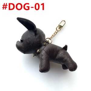 Klasyna Smycze 2022 Wysokiej jakości męska kobieta Kluczowa etui Puppy Ornament Wiselant Blak Casual Cute Keys Keys Case