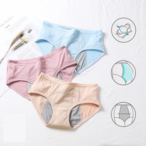 Women Menstrual Panties Leak Proof Period Cotton Underwear High Waist Female Physiological Pants Warm Breathable Briefs