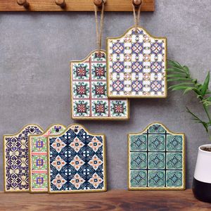 Dunxdeco таблица Placemat Aubisters Moroccan Floret кирпич теплоизоляционная прокладка кухонный горшок держатель MESA старинные простые художественные декор T200708