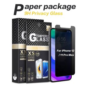 Конфиденциальность закаленного стекла для iPhone 12 Mini 11 Pro XS MAX X XR 7 8 Plus Protector для Samsung J7