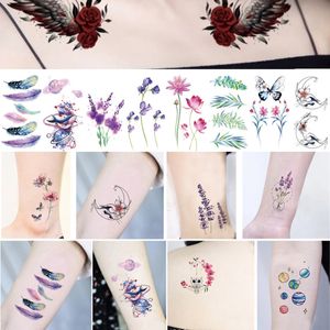 Piccoli tatuaggi temporanei impermeabili piccolo adesivo tatuaggio finto per bambini adulti uomini e donne