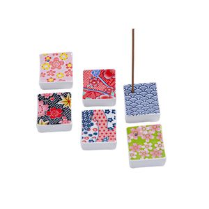 100st / lot hot sale japanska stilar Keramik Härlig grönsak Chopstick Holder Sked Gaffel Knivhållare Rack