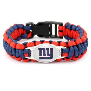 Charms DIY US Football Team National League East New York Swing DIY Woven Bracelet Sports Jewelry accessories