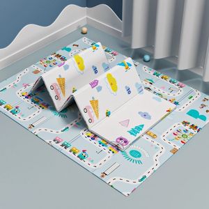 Tapete para crianças Carpetes Dobráveis ​​Impermeáveis ​​Espuma XPE Piso Mole Playmat Criança Crawling Pad Jogo Atividade Tapete Educacional Brinquedos LJ201114