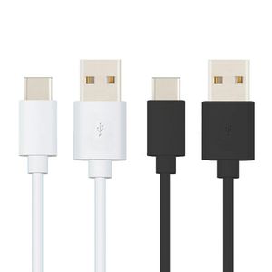 Nya Mobiltelefonkablar Typ C USB-kabel 2A Fast-laddning USB-datakabel 1m 3FT för Huawei iPhone Samsung Xiaomi Tablet Android Laddning Snabb leverans