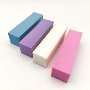 Wholesale - Professional High quality 10pcs Mixed Color Buffer Block Acrylic Nail Art Tips Sanding Files