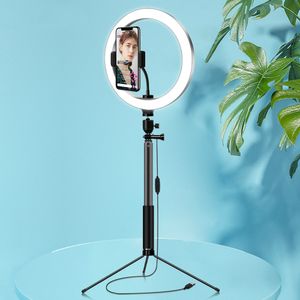 LED Ring Light for Selfie Beauty Circle Lamp with Tripod Stand Phone Holder for Makeup Photo Video Live Stream on YouTube TikTok