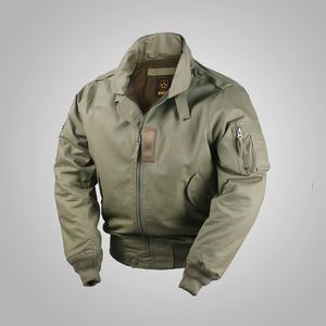 Retro Kapitone Pamuklu Uçuş Ceket USAF Vintage Stil Kış erkek Bombacı Coat 201104