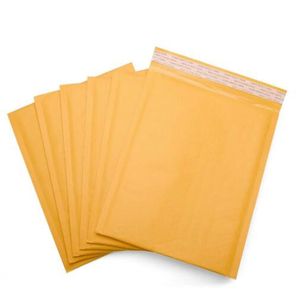 13 * 23 cm Kraft Kabarcık Zarflar Kağıt Ambalaj Çanta Yastıklı Mailers Paket Kabarcıklar Zarf Kurye Saklama Çantası