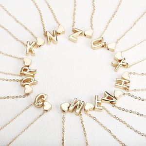 Heart Fashion Dainty Tiny Mite Mily Lovel Likter Name Chain Collece для женщин подвесные ювелирные изделия в подарок аксессуары