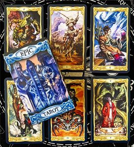 Epic Oracles Carte da gioco Versione inglese Deck Gioco da tavolo per adulti Festa in famiglia Tarocchi Divinazione Destino
