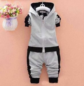 2021 t-shirt jacke Hosen Zwei-stück 0-7 jahre alt Kleinkind Baby Jungen Mädchen Marke Anzüge Kinder Sport jacke + Hosen 2 teile/sätze Kleidung Set Kinder Trainingsanzüge