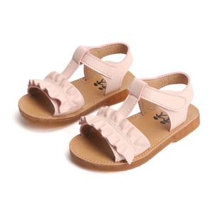 Skhek Girls Sandals Gladiator Цветы Сладкие Мягкие Детские Обувь Дети Летние Цветочные Сандалии Принцесса Мода Мило 210226