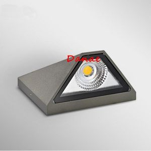 Lampada da parete Moderna Breve Montaggio a Superficie LED Luce Dimmerabile 7W COB Illuminazione Esterna AC85-265V Lampade 2 pz/lotto CE RoHS