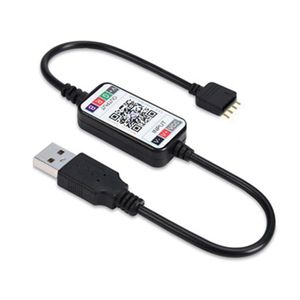 2021 Bluetooth USB RGB LED Şerit Işık 5V Volt Müzik Uzaktan Denetleyici Kablosuz 5050 2835 LEDS Şeritleri