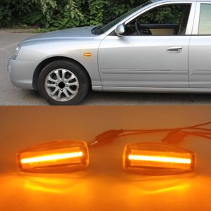 1 Pair do Hyundai Płynący wskaźnik Wody LED Marker Side Turn Signal Light dla Elantra Getz Sonata XG Terracan Tucson I10 Coupe