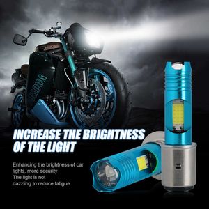 Ny High Power LED Motorcykel Ljus BA20D P15D H4 Strålkastare Glödlampor Delar Hi/Lo Beam LENS RGB Lampor För Moto Tillbehör Bil Dimlampa