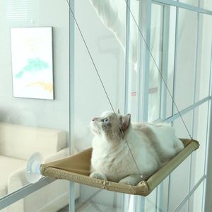 Cat Beds & Furniture Hammock Pet Hanging Sleeping Resting Seat Perch Window Mount Comfortable Bed Bearing 20kg DD271