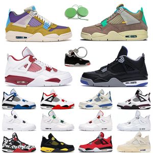 Jumpman 4 uomo donna scarpe da basket White Oreo University Blue Red Thunder 4s Black Cat Fire Red mens trainer