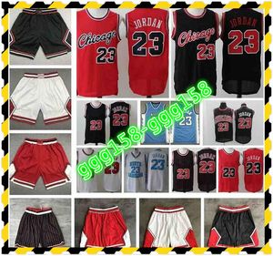 2021 Mens Chicagoan Basketbol Şort NCAA Kuzey Carolina Mavi 23 Formalar Otantik Dikişli Retro Klasik Mesh Michael Jersey