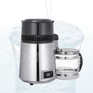 4L 750W Stainless Steel Kitchen 110V Home Pure Water Distiller Filter Machine