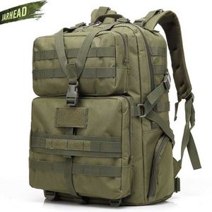 Nuovo 50L Zaino mimetico Uomini Borse tattiche militari Esercito Assalto Molle zaino Caccia di campeggio Zaino impermeabile Q0721