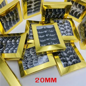 5 Pairs 20mm Faux Mink Fake False Eyelashes Fluffy Eye Lashes Extensions in 16 Styles 8DX01~8DX16