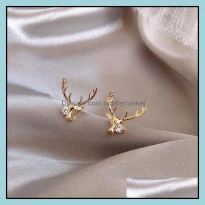 Charm Earrings Jewelry 925 Sier Charms Needle Fairy Temperamental Long Fringe South Korea Pearl Diamond Internet Influencer All-Match Drop D