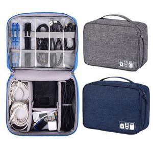 Storage Bags Travel Gadget Bag Portable Electronic Accessories Case Cable Organizer Gear Carry For Cables USB Flash Drive