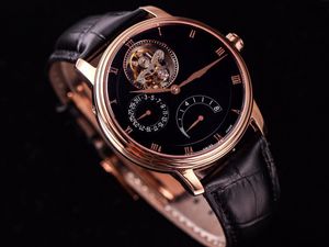 JB 6025-1542-55メンズウォッチ、サイズが42.5 mm、Cal.25 Tourbillon Movement、Date、Power Reserve Display、両面サファイアミラー、および750プラチナメッキケース