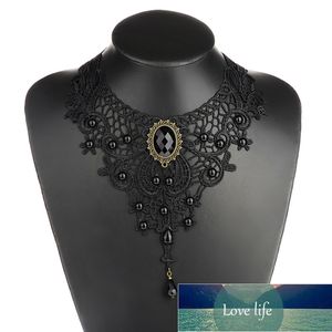 Retro retro pizzo collana moda collare collana bavaglino collezione gioielli collana a catena gotico fatto a mano