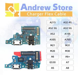 USB Charging Port Flex Cables For Samsung Galaxy A10S A21S A20S A30S A50S A70S M01 M02 M10 M20 M30 M31 M51 M21 A6 A6+ Dock Connector Charger Port Board