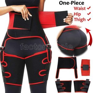 Red Women Neoprenu High Waist Trener Body Shaper Pot Shapewear Regulowany Slim Belt Trymer Neg Shopers Talia i Trener Uda