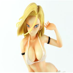 28cm anime Android 18 mayo figürü seksi kız pvc aksiyon figürü oyuncak koleksiyon model bebek hediyesi