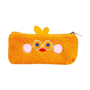 High Capacity Plush Pencil Bags Cartoon Storage Bag Student Stationery Case Ins Duck Chicken 4 2yl Q2
