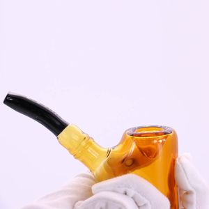 Tubulação de vidro colorido Sherlock 82g Tabacco Hookah Tubulações 5.7 