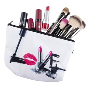Borsa di stoccaggio con cerniera borsa per cosmetici da donna di moda borsa da toilette di alta qualità borsa protettiva borsa per trucco per ragazze borse per il bagno