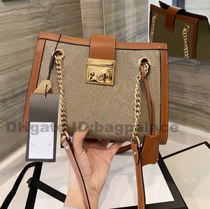 New Luxurys Designers Bags Covered Style Shoulder Chains Leather Handbags Girl Fashion Women Bags Cross Body Bag Printed